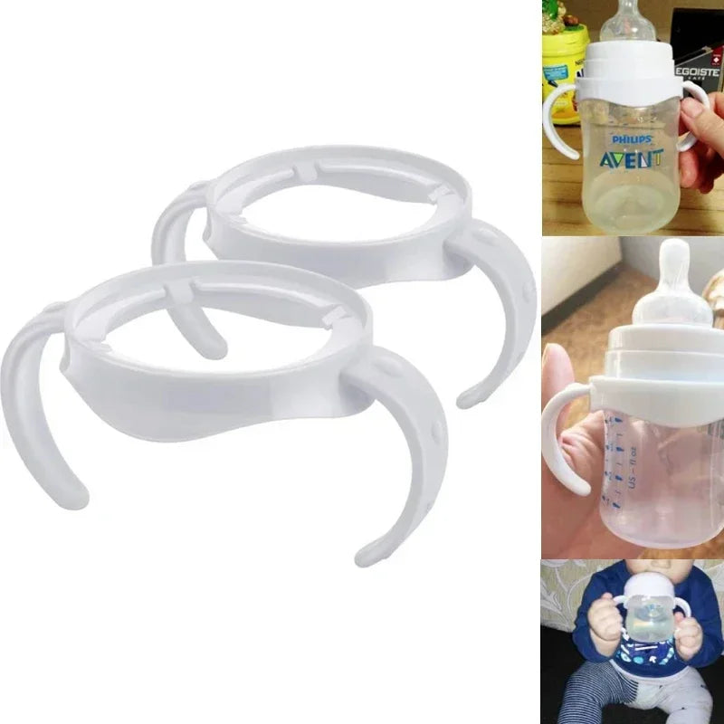Baby Bottle Handles Nursing Bottle Holder Bottle Handle Easy Grip for Avent Natural Wide Mouth PP Glass Feeding Baby Bottles