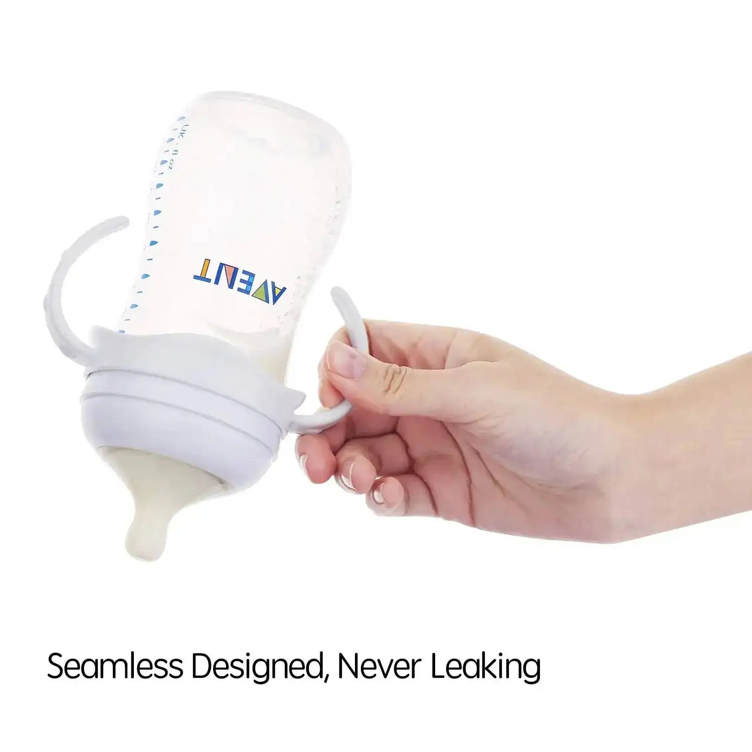 Baby Bottle Handles Nursing Bottle Holder Bottle Handle Easy Grip for Avent Natural Wide Mouth PP Glass Feeding Baby Bottles