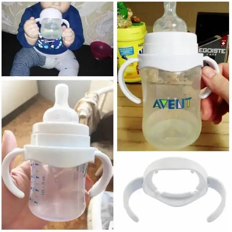 Baby Bottle Handles Nursing Bottle Holder Bottle Handle Easy Grip for Avent Natural Wide Mouth PP Glass Feeding Baby Bottles
